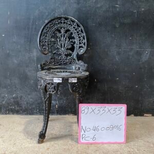 Antique Style Cast Iron Chair | Ornate Outdoor Seating
