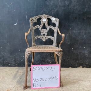 Antique Cast Iron Garden Chair