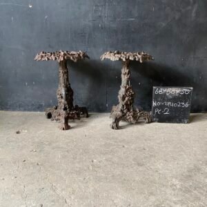 Pair of 19th Century Ornate Cast Iron Pedestal Stands