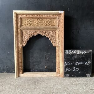 Hand-Carved Traditional Indian Jharokha Frame