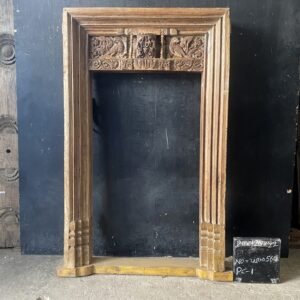 Antique Hand-Carved Teak Door Frame